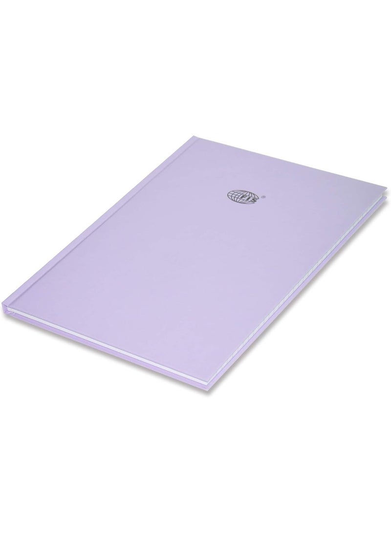 FIS Neon Hard Cover Notebook Single Line A4, 100-Sheets, Taro 5-Piece - FSNBA4N274 - Image 2